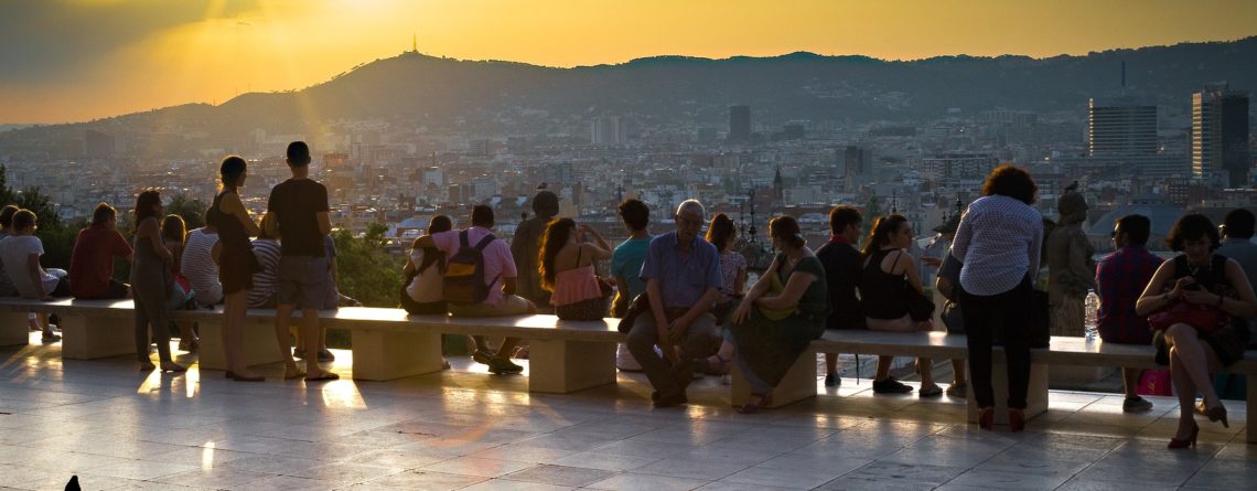 vistas de la ciudad Barcelona